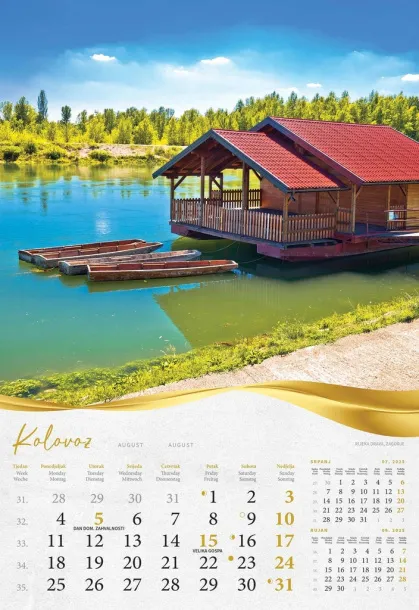  "BAJKOVITO ZAGORJE I MEĐIMURJE" color calendar Color