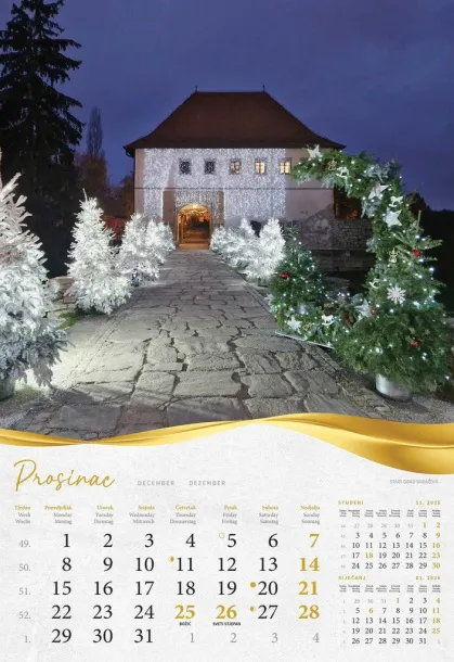  "BAJKOVITO ZAGORJE I MEĐIMURJE" color calendar Color