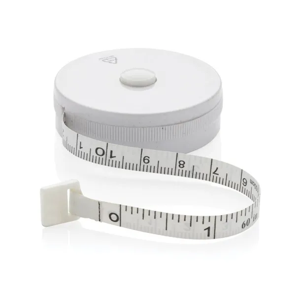  RCS recycled plastic & bamboo tailor tape - XD Collection White Brown