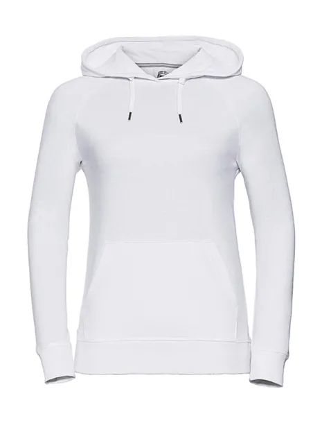  Ladies HD Hooded Sweat - Russell  Bijela