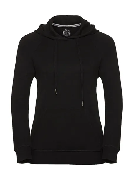  Ladies HD Hooded Sweat - Russell  Black