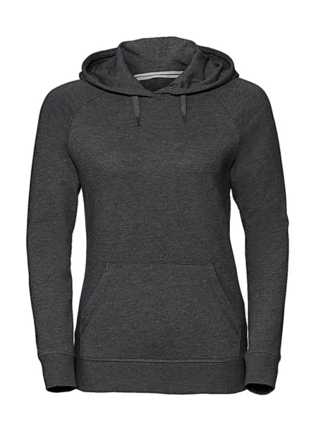  Ladies HD Hooded Sweat - Russell  Grey Marl