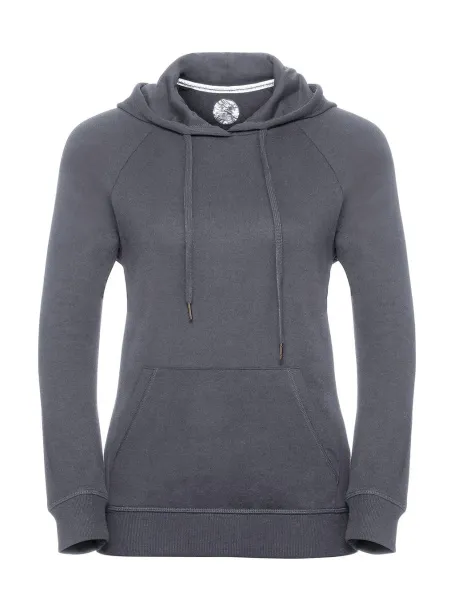  Ladies HD Hooded Sweat - Russell  Convoy Grey