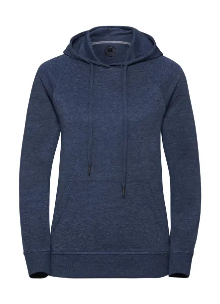  Ladies HD Hooded Sweat - Russell  Bright Navy Marl