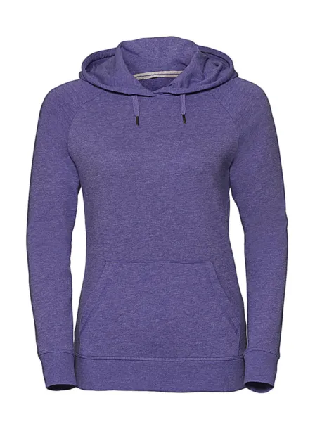  Ladies HD Hooded Sweat - Russell  Purple Marl