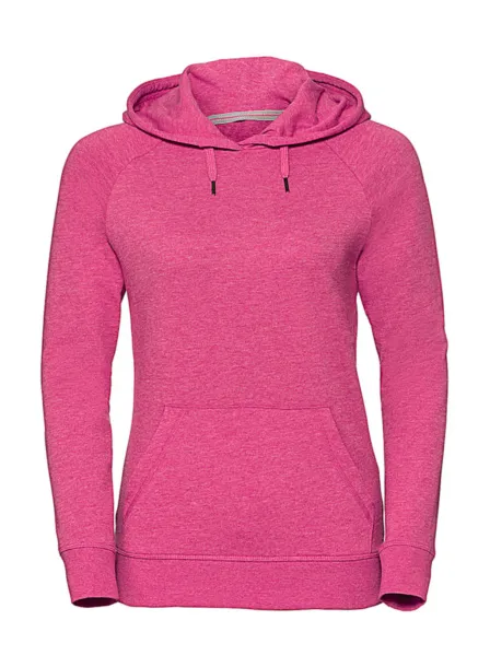  Ladies HD Hooded Sweat - Russell  Pink Marl