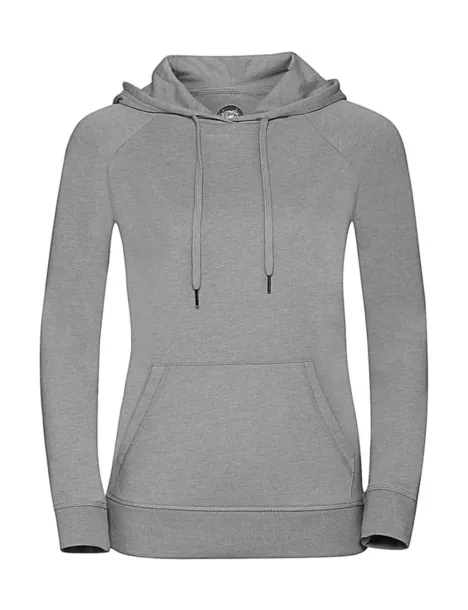  Ladies HD Hooded Sweat - Russell  Silver Marl