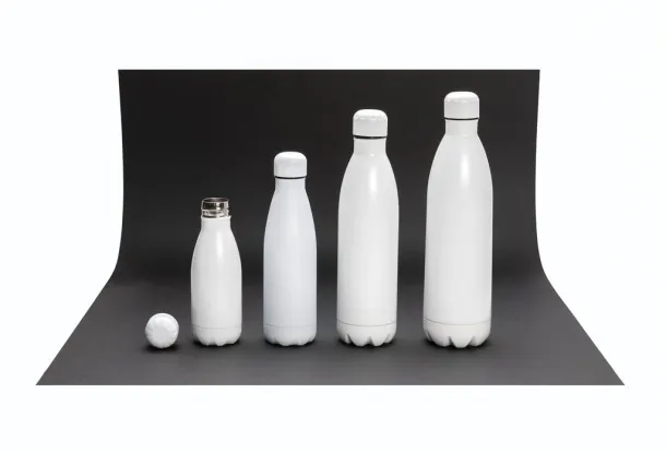  Solid color vacuum stainless steel bottle 1L - XD Collection White 