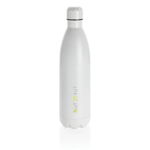  Solid color vacuum stainless steel bottle 1L - XD Collection White 