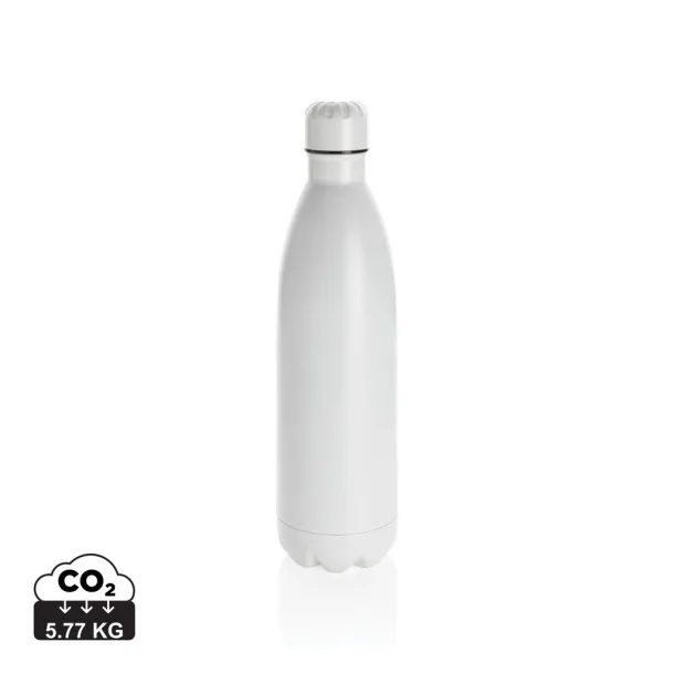  Solid color vacuum stainless steel bottle 1L - XD Collection White 