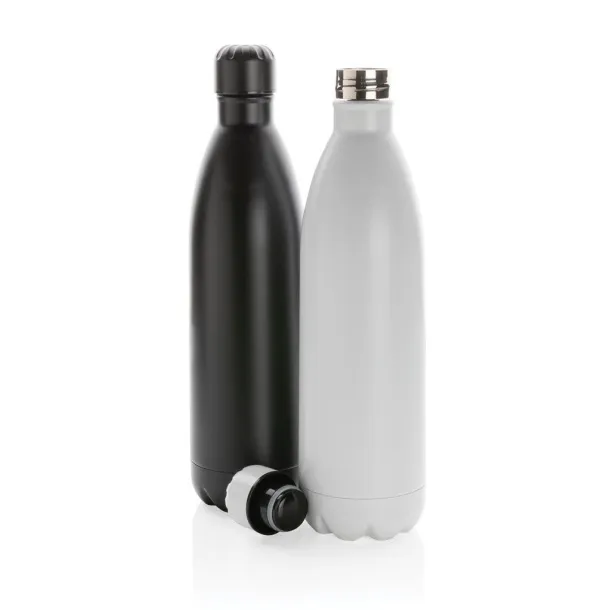  Solid color vacuum stainless steel bottle 1L - XD Collection Black 