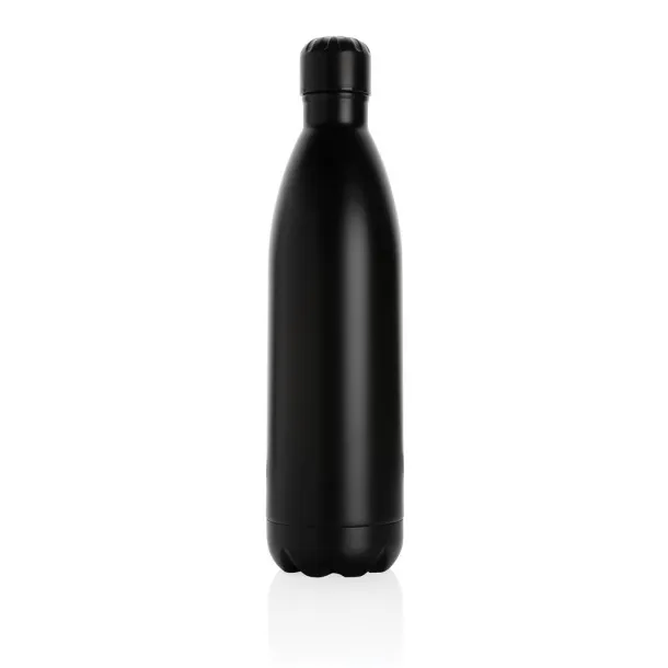  Solid color vacuum stainless steel bottle 1L - XD Collection Black 