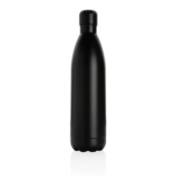  Solid color vacuum stainless steel bottle 1L - XD Collection Black 