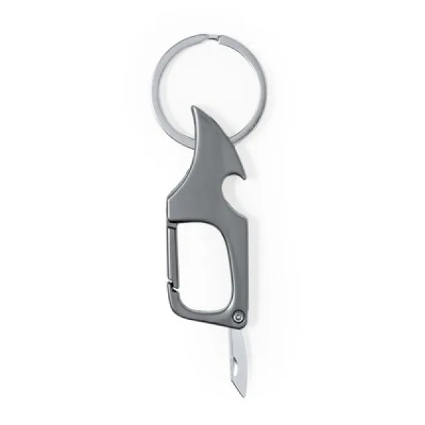  Keyring, bottle opener, box opener blade Srebrna