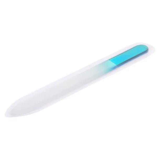  Glass nail file blue