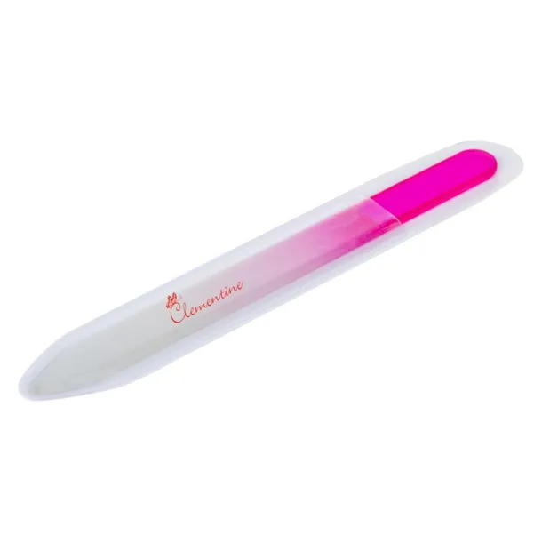  Glass nail file pink