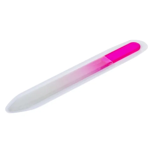  Glass nail file pink