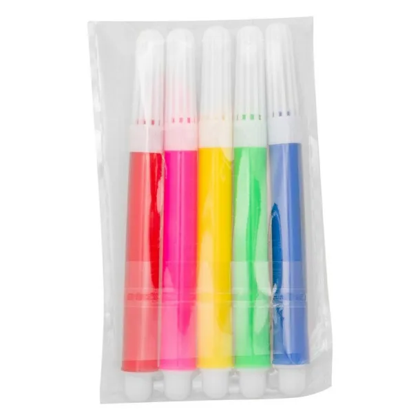  Drawstring bag for colouring, felt tip pens Bijela