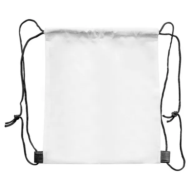  Drawstring bag for colouring, felt tip pens white