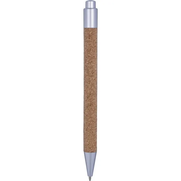  Cork ball pen silver