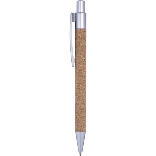  Cork ball pen silver