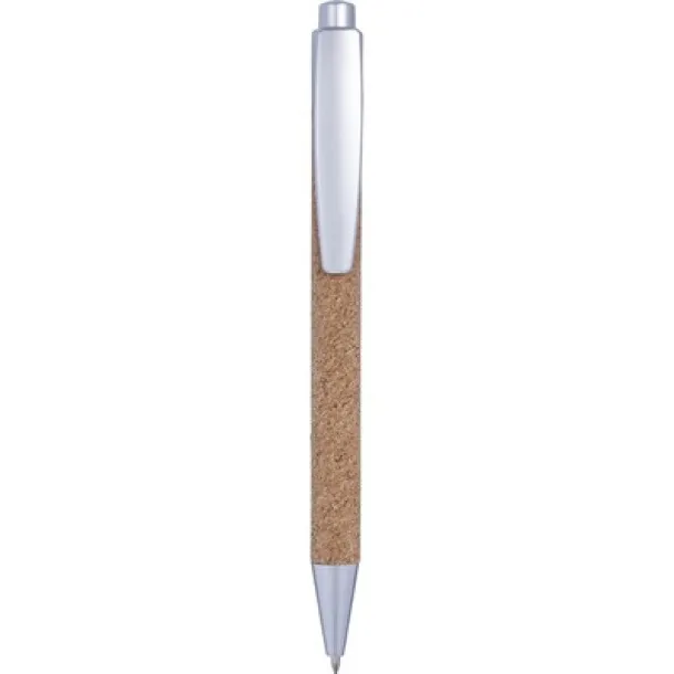  Cork ball pen silver