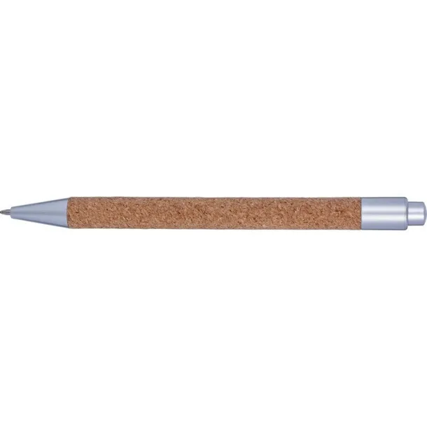  Cork ball pen silver