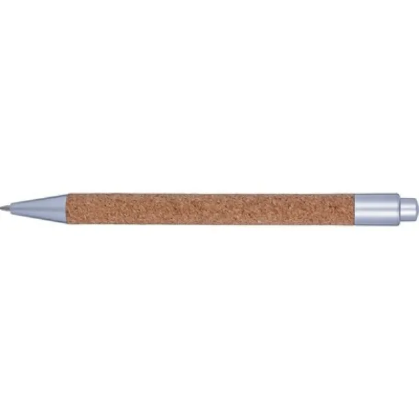  Cork ball pen silver