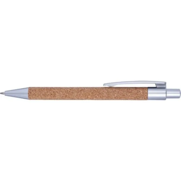  Cork ball pen silver