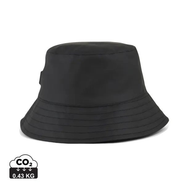 VINGA Baltimore AWARE™ recycled PET bucket hat - Vinga Crna