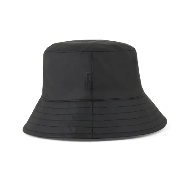VINGA Baltimore AWARE™ recycled PET bucket hat - Vinga Crna