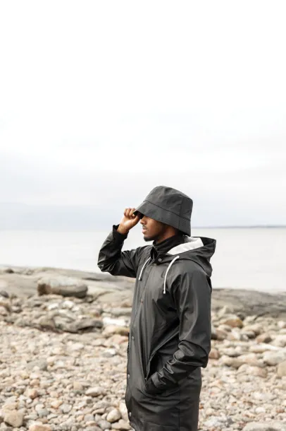 VINGA Baltimore AWARE™ recycled PET bucket hat - Vinga Crna