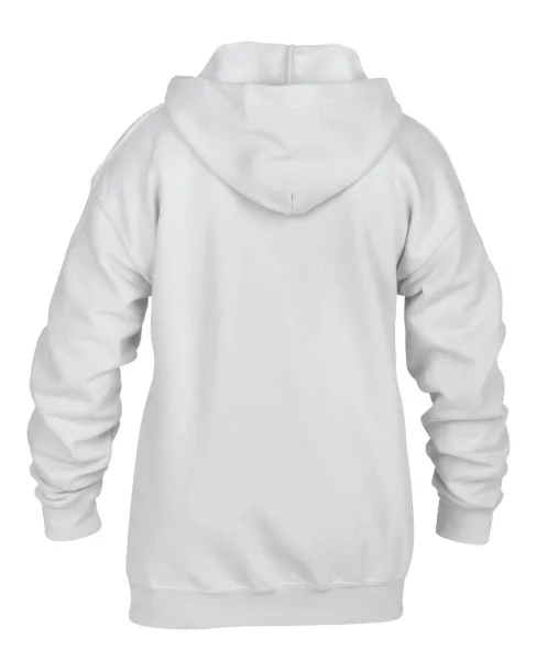  HEAVY BLEND™ YOUTH FULL ZIP HOODED SWEATSHIRT - Gildan White