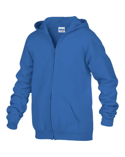  HEAVY BLEND™ YOUTH FULL ZIP HOODED SWEATSHIRT - Gildan Royal