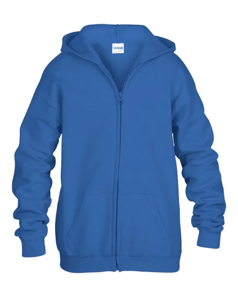  HEAVY BLEND™ YOUTH FULL ZIP HOODED SWEATSHIRT - Gildan Kraljevski plava