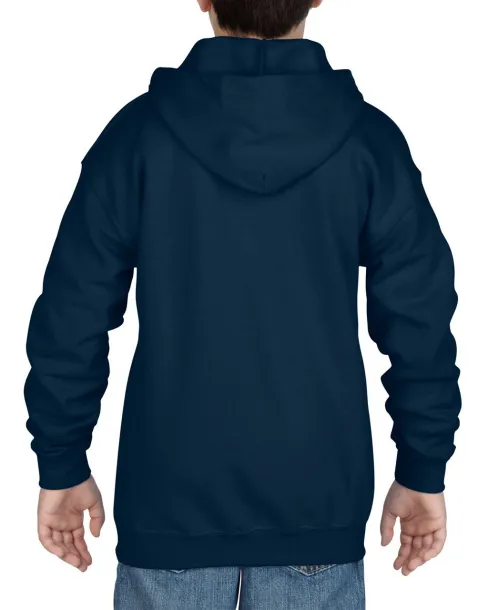  HEAVY BLEND™ YOUTH FULL ZIP HOODED SWEATSHIRT - Gildan Navy