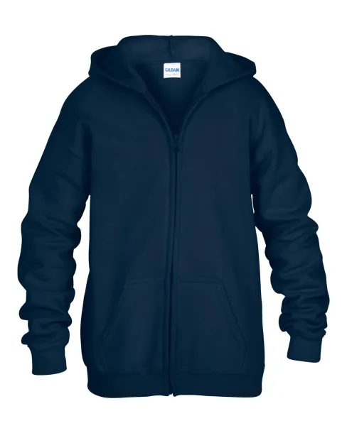  HEAVY BLEND™ YOUTH FULL ZIP HOODED SWEATSHIRT - Gildan Navy