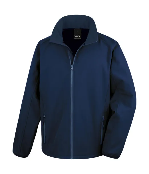  Printable Softshell Jacket - Result Core Navy Navy