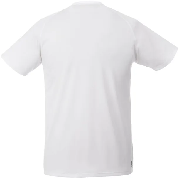 Amery short sleeve men's cool fit v-neck shirt - Elevate Life White