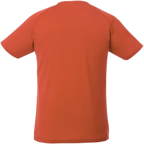 Amery short sleeve men's cool fit v-neck shirt - Elevate Life Orange