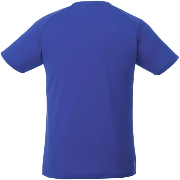 Amery short sleeve men's cool fit v-neck shirt - Elevate Life Blue