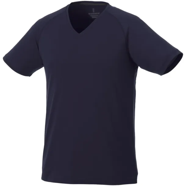 Amery short sleeve men's cool fit v-neck shirt - Elevate Life Navy