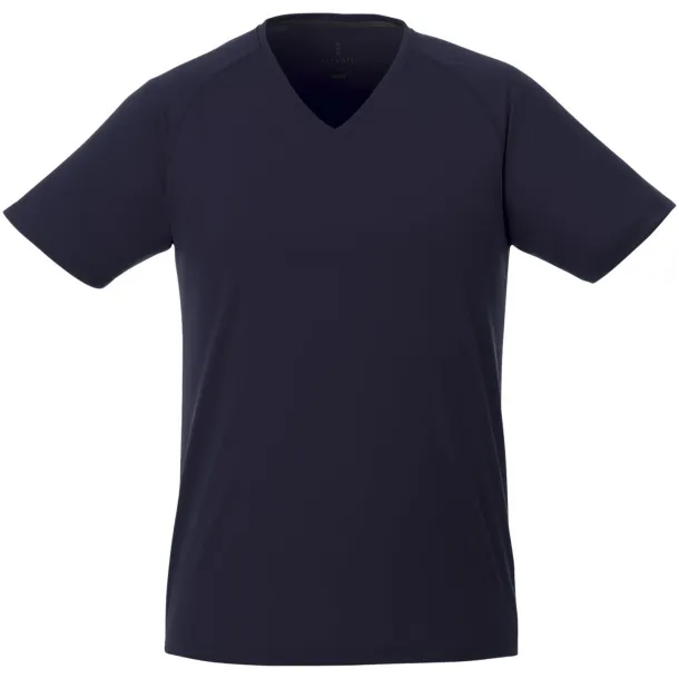 Amery short sleeve men's cool fit v-neck shirt - Elevate Life Navy