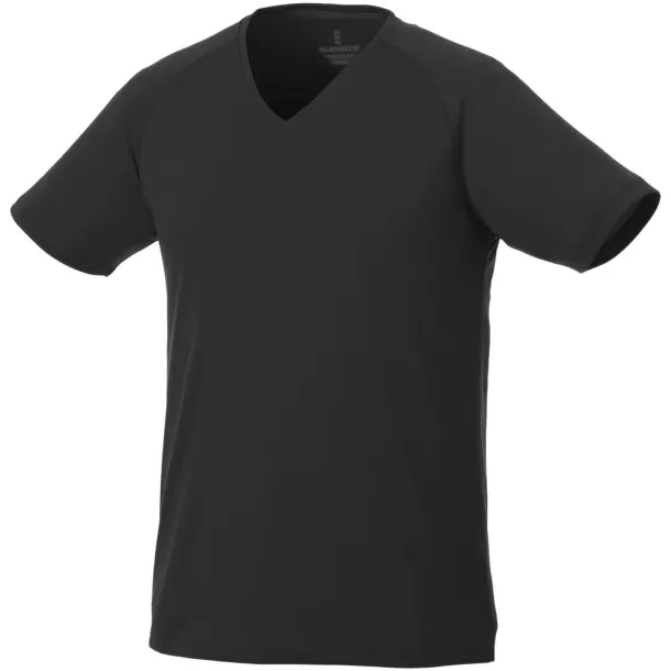Amery muška majica kratkih rukava s V-izrezom, cool fit - Elevate Life Solid black
