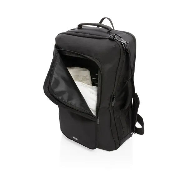  Swiss peak convertible travel backpack PVC free - Swiss Peak Black 