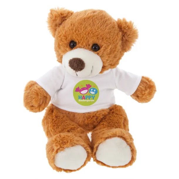 Malcolm Plush teddy bear brown