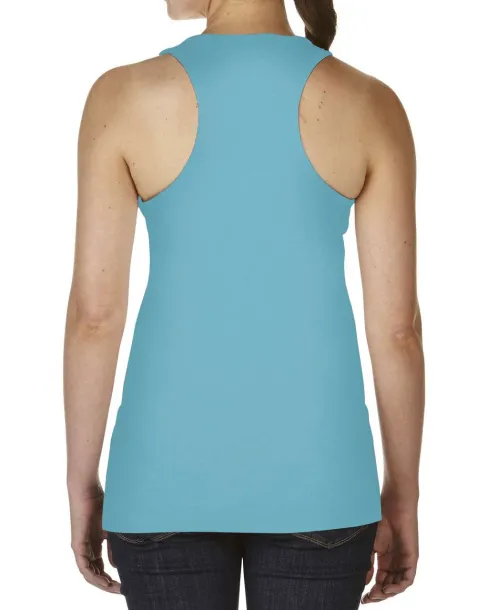  LADIES' LIGHTWEIGHT RACERBACK TANK TOP - Comfort Colors Lagoon Blue