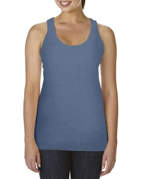  LADIES' LIGHTWEIGHT RACERBACK TANK TOP - Comfort Colors Blue Jean