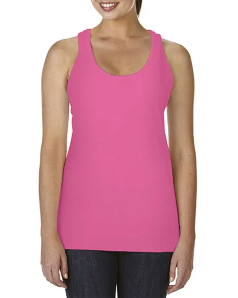  LADIES' LIGHTWEIGHT RACERBACK TANK TOP - Comfort Colors Peony