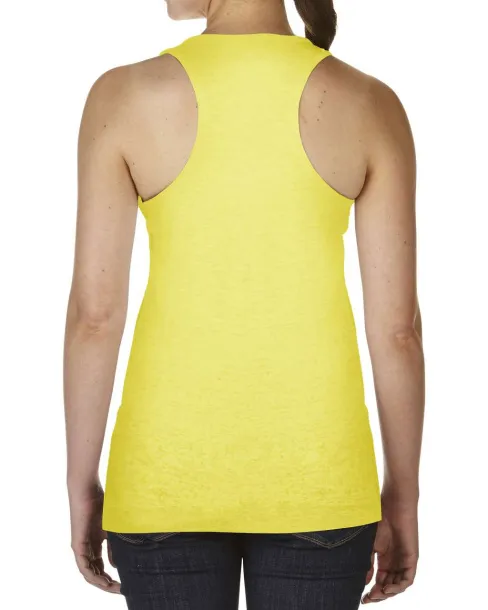  LADIES' LIGHTWEIGHT RACERBACK TANK TOP - Comfort Colors Neon yellow